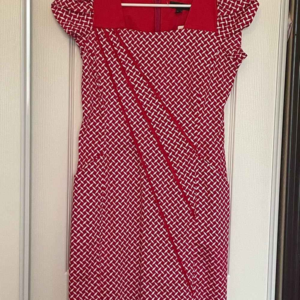 MNG Suit Red Dress Top - Bright Red